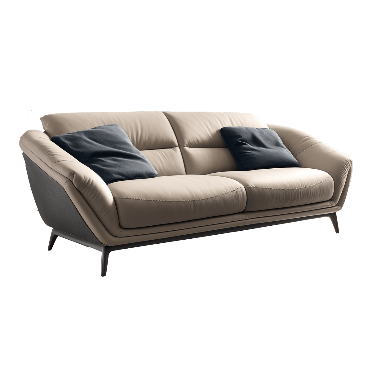 Sofa with Rolled Armrest - Image 4